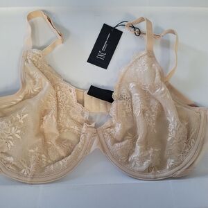 INC International Concepts Lace Underwire Bra in Cream